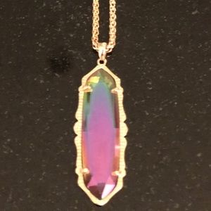 Kendra Scott Pendant in Dichroic Glass